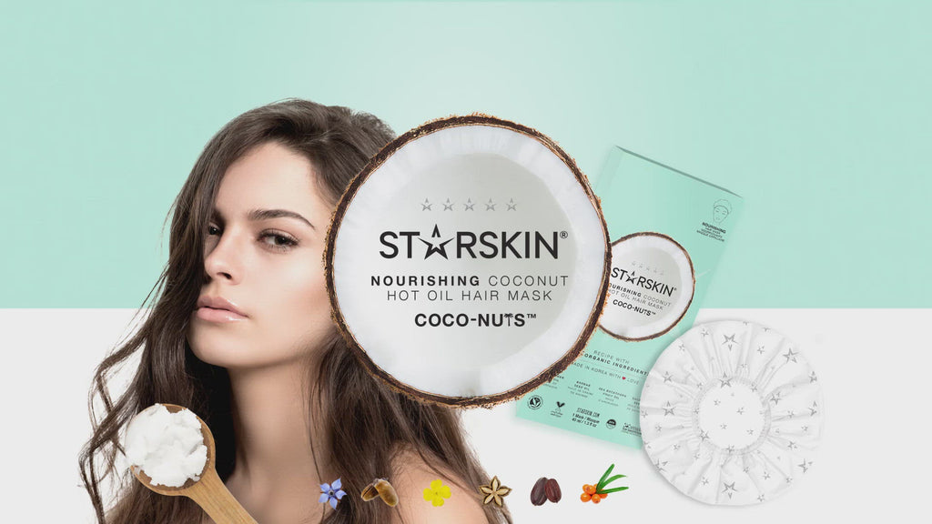 How to use video of the STARSKIN Coco-Nuts hair mask