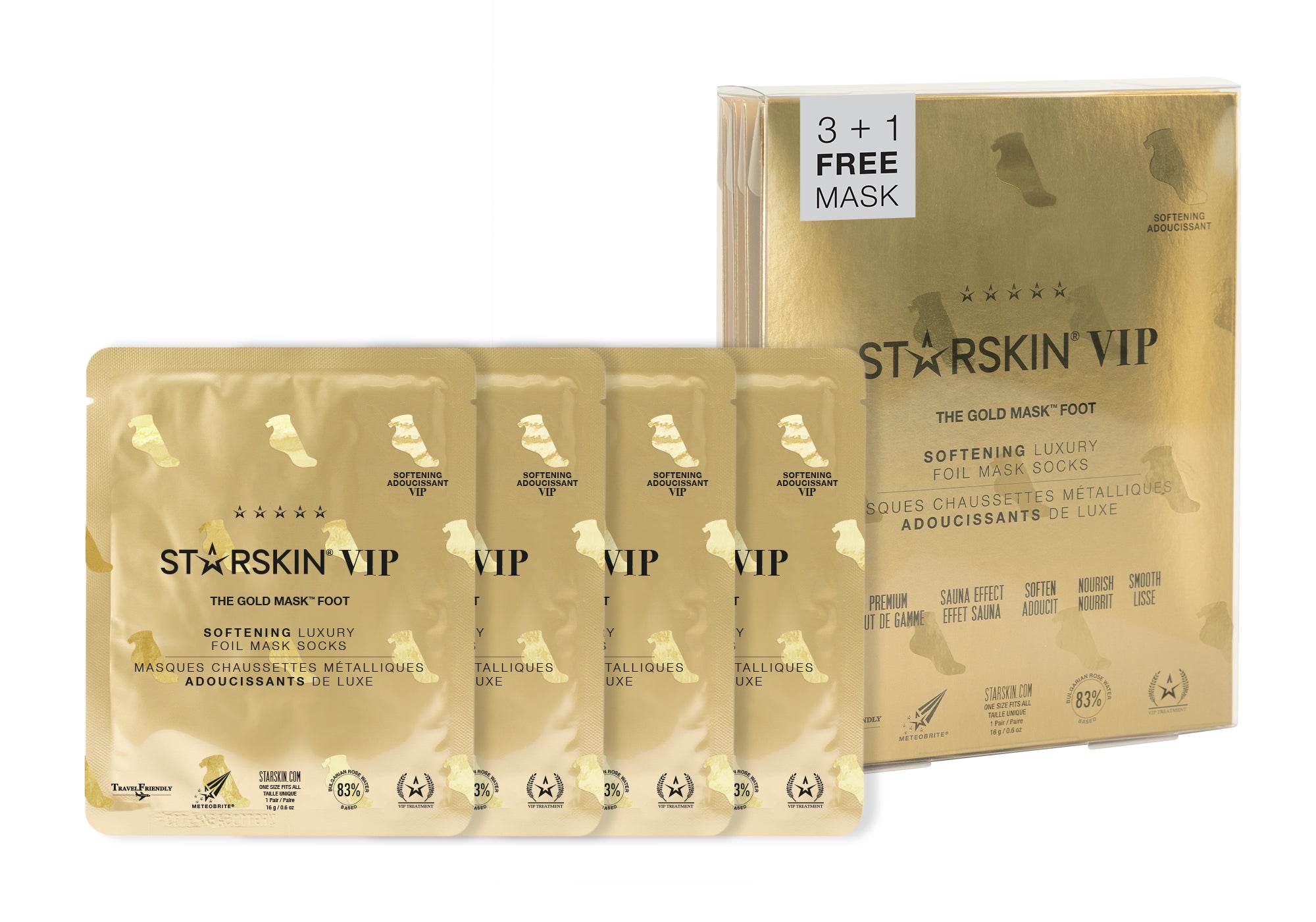 The Gold Mask Foot from Starskin front side