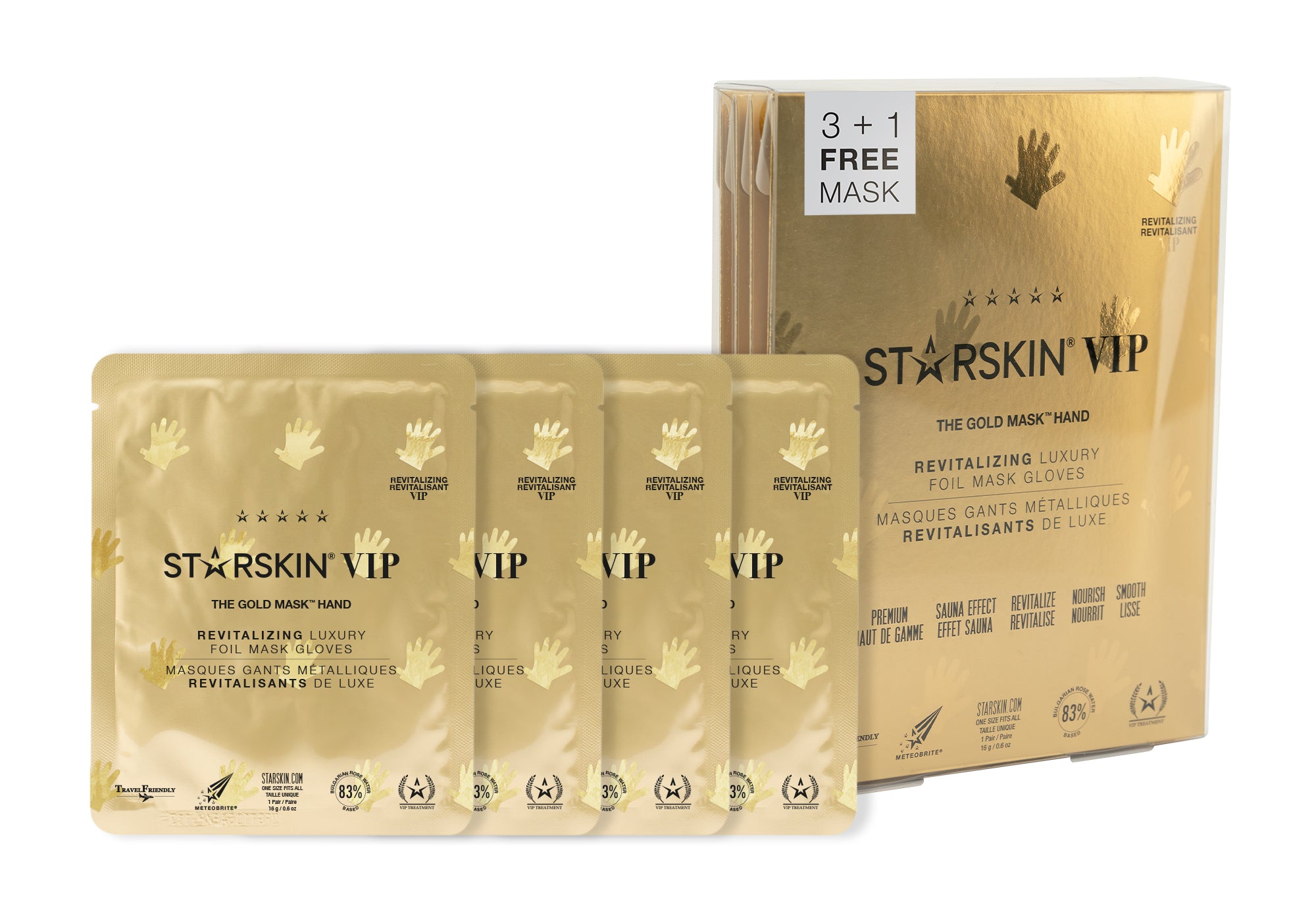 The VIP GOld Mask hand from starskin front side