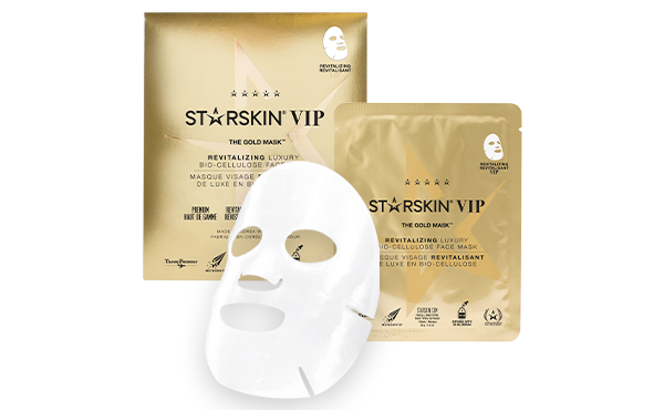 The gold mask sheet mask being showcased