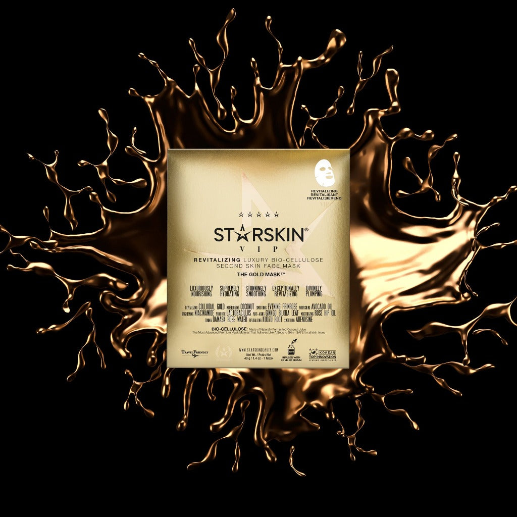 Splash gold with Starskin VIP The Gold Mask Face