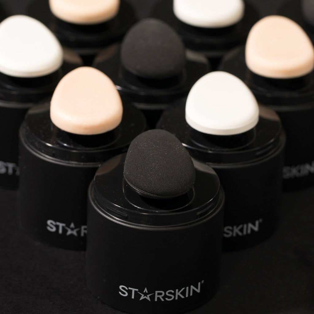 Image with black background where there are several STARSKIN Artist FX in a row