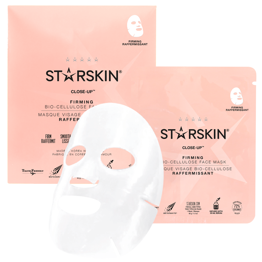 Packshot of the STARSKIN Close-up face sheet mask