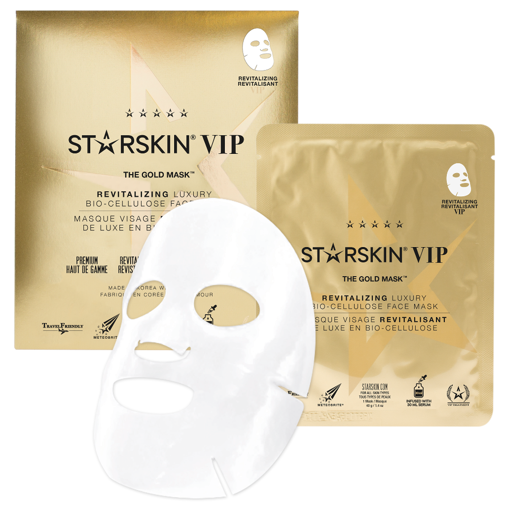 Packshot of Starskin VIP The Gold Mask Bio-cellulose Sheet Mask