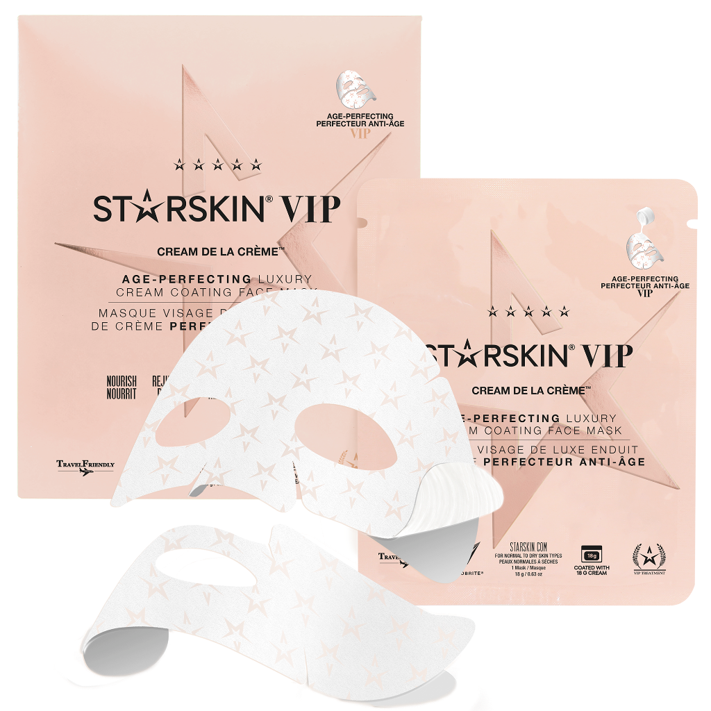 Packshot of the STARSKIN Cream de la Crème VIP age-perfecting face mask