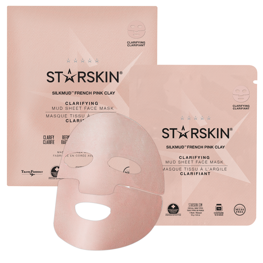 Packshot of the STARSKIN Silkmud French Pink Clay mask